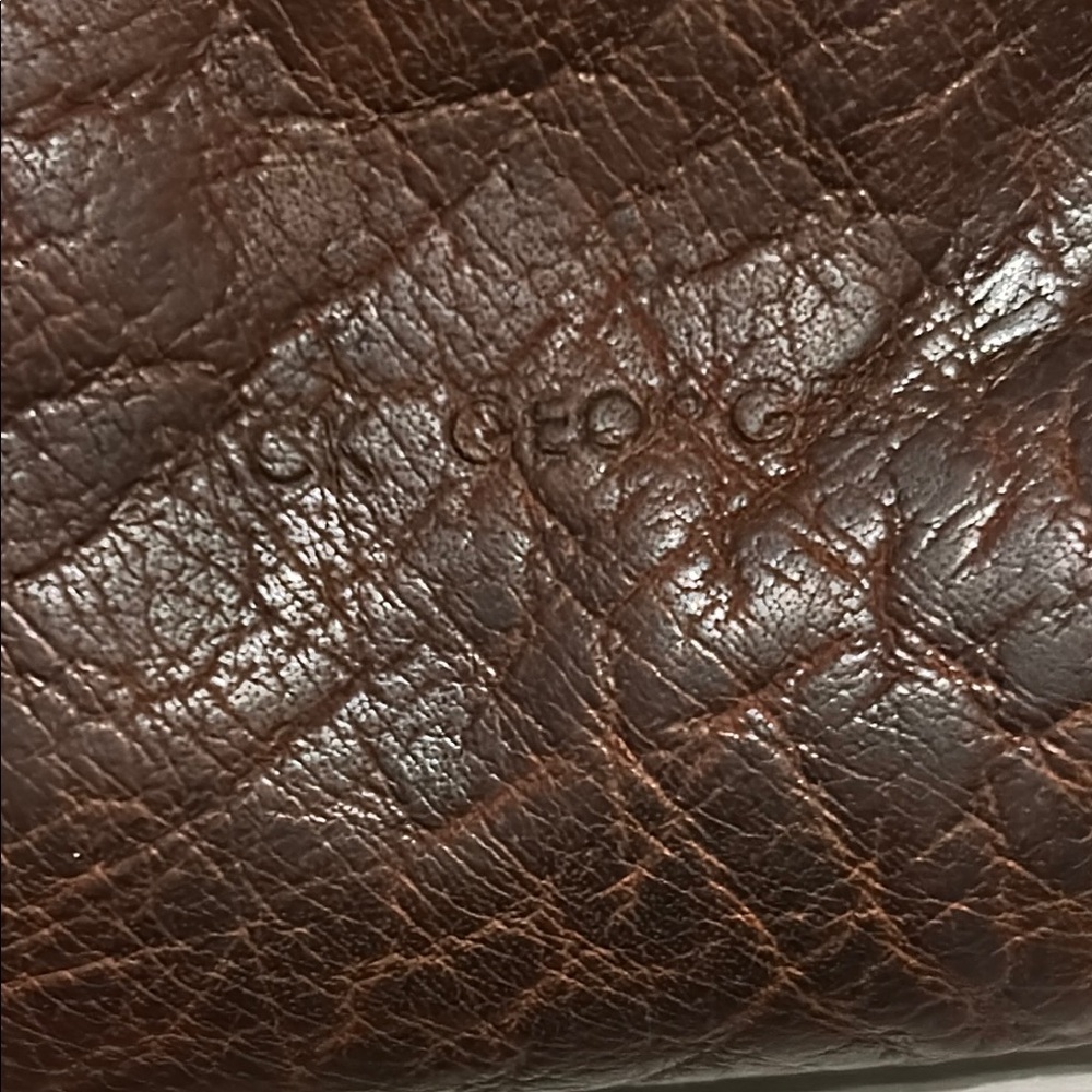 Jack George Voyager Brown Leather Men's Crossbody Bag - Picture 5 of 12